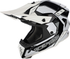 Acerbis X-Track,  motocross helmet,  color: Black/White,  size: L