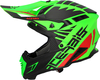 Acerbis X-Track,  motocross helmet,  color: Matt Neon-Green/Black/Red,  size: XS