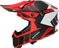 Acerbis X-Track S23,  cross helmet,  color: Matt Black/Red/White,  size: L