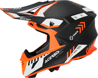 Acerbis X-Track S23 Mips,  cross helmet,  color: Matt Black/Neon-Orange/White,  size: XXL
