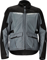Acerbis X-Trail,  textile jacket waterproof,  color: Grey/Black,  size: XL