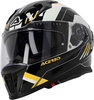 Acerbis X-Way,  full face helmet,  color: Black/White/Yellow,  size: L