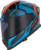 Acerbis X-Way,  full face helmet,  color: Blue/Orange/Black,  size: XL