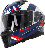 Acerbis X-Way,  full face helmet,  color: White/Blue/Red,  size: M