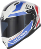 Acerbis X-Way,  full face helmet,  color: White/Light Blue/Red/Black,  size: XS