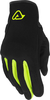 Acerbis X-Way,  gloves,  color: Black/Neon-Yellow,  size: XS