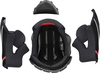 Acerbis X-Way,  lining/cheek pads,  color: Black,  size: M