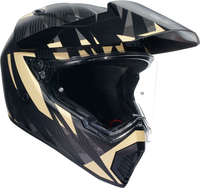 AGV AX9 Carbon Steppa,  adventure helmet,  color: Matt Dark Grey/Grey/Beige,  size: S