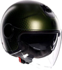AGV Eteres Andora,  open face helmet,  color: Matt Dark Green/Black,  size: XS