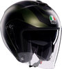 AGV Irides Sakai,  open face helmet,  color: Matt Dark Green/Black,  size: XXL
