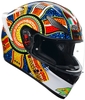 AGV K1 S Dreamtime,  integral helmet,  color: White/Blue/Orange/Yellow,  size: XXL