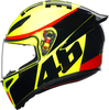 AGV K1 S Grazie Vale,  integral helmet,  color: Black/Neon-Yellow/Red,  size: XL