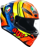 AGV K1 S Izan,  full face helmet,  color: Orange/Neon-Yellow/Blue/Black,  size: XXL