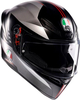 AGV K1 S Lap,  full face helmet,  color: Matt Black/Grey/Red,  size: XXL