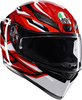 AGV K1 S Lion,  full face helmet,  color: Black/Red/White,  size: M