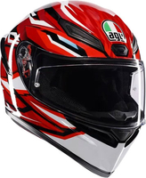 AGV K1 S Lion,  full face helmet,  color: Black/Red/White,  size: M
