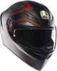 AGV K1 S Sling,  full face helmet,  color: Matt Black/Red,  size: S