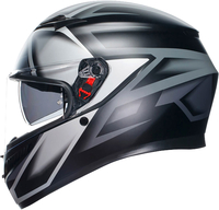 AGV K3 Compound,  integral helmet,  color: Matt Black/Grey,  size: XL