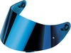 AGV K3,  shield mirrored,  color: Blue-Mirrored,  size: XS-L