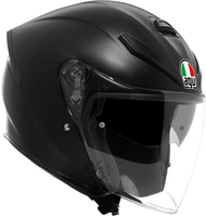 AGV K5 Jet Evo Mono,  open face helmet,  color: Matt-Black,  size: M