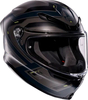 AGV K6 S Enhance,  full face helmet,  color: Matt Grey/Black/Neon-Yellow,  size: XL