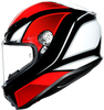 AGV K6 S Hyphen,  full face helmet,  color: Black/Red/White,  size: XL