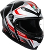 AGV K6 S Karve,  full face helmet,  color: Matt Black/White/Red,  size: XXL