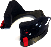 AGV Pista GP RR,  cheek pads,  color: Black/Red,  size: S