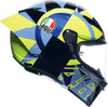 AGV Pista GP RR Soleluna 2022,  integral helmet,  color: Black/Neon-Yellow/Blue,  size: XL