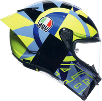 AGV Pista GP RR Soleluna 2022,  integral helmet,  color: Black/Neon-Yellow/Blue,  size: XL