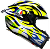 AGV Pista GP RR Soleluna 2023,  full face helmet,  color: White/Neon-Yellow/Blue/Black,  size: M