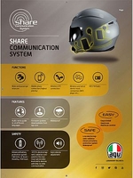 AGV Rear Share VI Easy,  communication system
