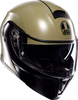 AGV Streetmodular Mono,  flip up helmet,  color: Matt-Olive/Black,  size: XL
