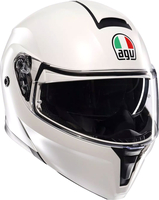 AGV Streetmodular Mono,  flip up helmet,  color: Matt-White,  size: XS