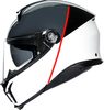 AGV Tourmodular Balance,  flip up helmet,  color: White/Grey/Black/Red,  size: XL
