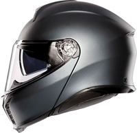 AGV Tourmodular,  flip up helmet,  color: Matt-Dark Grey,  size: M