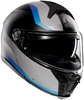 AGV Tourmodular Stray,  flip up helmet,  color: Matt Black/Light Grey/Blue,  size: L