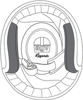 AGV X70,  cheek pads,  color: Black,  size: L