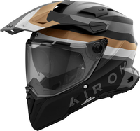 Airoh Commander 2 Doom,  adventure helmet,  color: Matt Black/Grey/Gold,  size: S