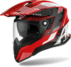 Airoh Commander Boost,  enduro helmet,  color: Red/White/Black/Grey,  size: S