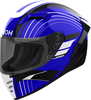 Airoh Connor Achieve,  full face helmet,  color: Blue/Black/White,  size: M