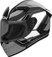 Airoh Connor Dunk,  full face helmet,  color: Black/Grey/White,  size: XL