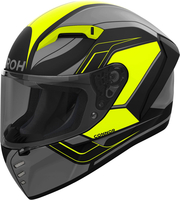 Airoh Connor Dunk,  integral helmet,  color: Matt Black/Grey/Neon-Yellow,  size: XS