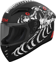 Airoh Connor Myth,  full face helmet,  color: Matt Black/White/Red,  size: XL