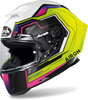Airoh GP 550 S Rush,  integral helmet,  color: White/Neon-Yellow/Black/Pink/Purple,  size: L
