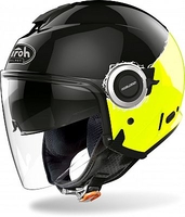 Airoh Helios Fluo,  jet helmet