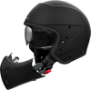 Airoh J 110 Color,  modular helmet,  color: Matt-Black,  size: XXL