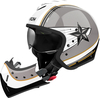 Airoh J 110 Command,  modular helmet,  color: Grey/White/Gold,  size: XL