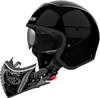 Airoh J 110 Paesly,  modular helmet,  color: Black/Grey,  size: XL