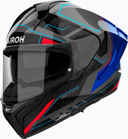 Airoh Matryx Rocket,  full face helmet,  color: Grey/Blue/Red/Black,  size: S